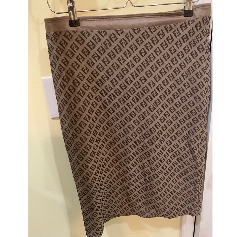 Authentic vintage Fendi monogram skirt
